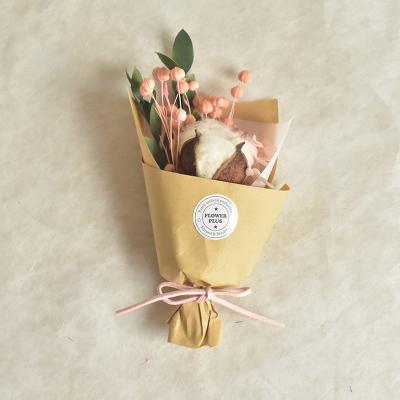 China Real Dried Flower JDFG-35 Dried Gifts Dried Small Dried Flower Flower Bouquet For Valentine's Day Gift for sale