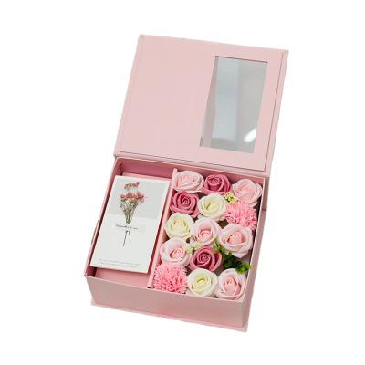 China FG-015 Soap Gift Box Creative Bouquet Romantic Soap Bouquet For Christmas Eve Gift for sale