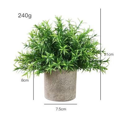 China Front Door /Wedding/Christmas Decoration AGP-010 Plastic Artificial Potted Greenery Plant Hot Sale Custom Accepted Artificial Potted Plants For Home Office Table for sale