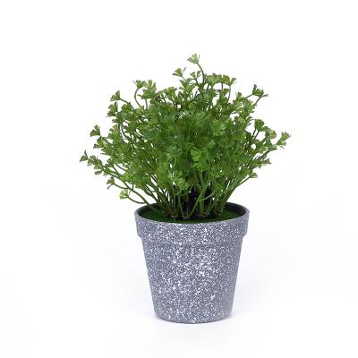 China Front Door /Wedding/Christmas Decoration AGP-014 Best Selling Artificial Flower Plant Plastic Pots Accepted Custom Mini Potted Plants For Indoor Decoration for sale