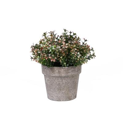 China Front Door /Wedding/Christmas New Style Mini Multicolored Plastic Artificial Plant Pot for Wedding Home Decoration AGP-021 for sale