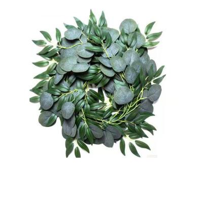 China In silk FOR EXAMPLE. - Wholesale SilkArtificial Eucalyptus Garland Wicker Artificial Eucalyptus Garland from 033 manufacturers for wedding wall decoration for sale