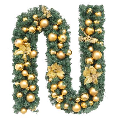 China PVC FOR EXAMPLE. - New PVC 063 Artificial Eucalyptus Garland Encrypted Artificial Eucalyptus Garland For Shooting Props for sale