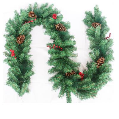 China PVC FOR EXAMPLE. - 069 Wholesale Artificial PVC Garland Pine Needle Artificial Christmas Garland For Shooting Props for sale