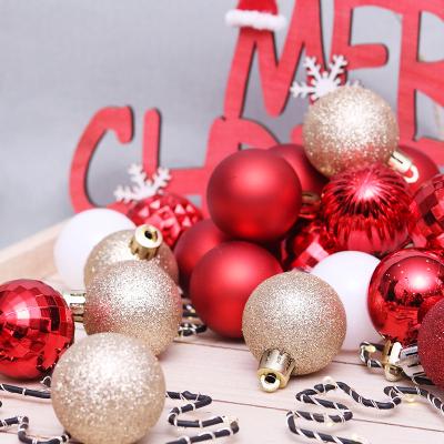 China JCB-005 Colorful Decorative Christmas Ball Plastic Christmas Hot Selling Plastic Balls for sale