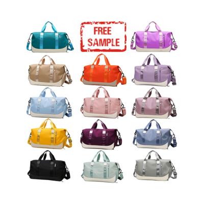 China New 2022 European high quality world cup cup ladies hand travel bag casual fashion wet and dry separation large capacity yoga gym bag for sale