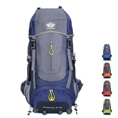 China Portable Sports Bag Large Capacity Outdoor Lightweight Hiking Waterproof Mountaineering Bags Travel Camping Training Backpack for sale