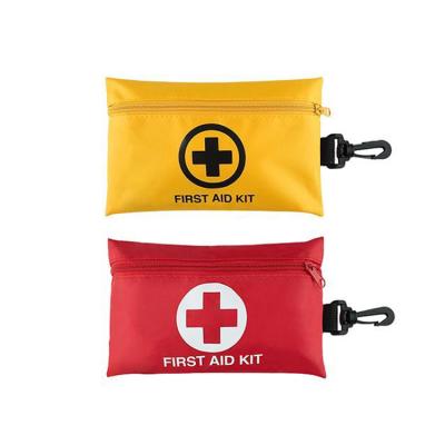 China Reusable Portable First Aid Kit Driving Traveling Outdoor Home Using Red First Aid Kit With Supplies for sale