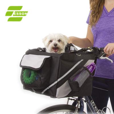 China 2021 2-In-1 Traveler 2-In-1 Pet Dog Carrier Small Animals Cat Dog Carrier Pet Carrier Breathable Outdoor Bicycle for sale