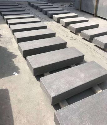 China Traditional Absolute Black Granite G684new Pavement Edge Stone Factory Sale for sale