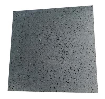 China Traditional natural black lava stone tiles for sale