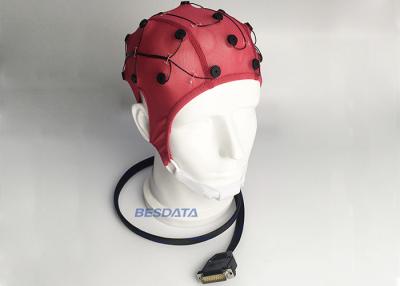 China Soft EEG Electrode Cap EEG Hat With Excellent Electrical Conductivity Electrodes for sale