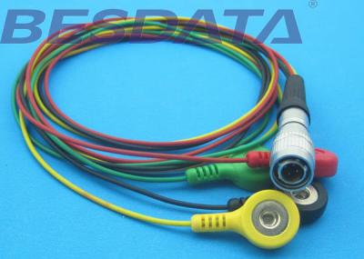 Cina TPU ECG materiale cabla ed IEC della rottura del cavo di Colorized dei cavi dei Leadwires 4 in vendita