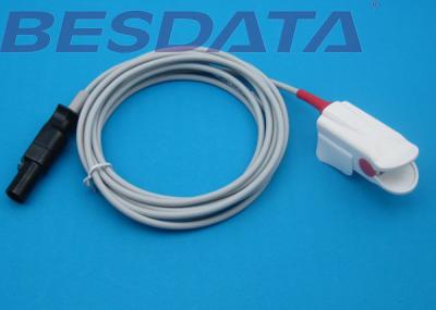 China Pediatric Finger Clip Soft Spo2 Sensor Probe Compatible Datex-Ohmeda Oxytip OXY-F4-H for sale