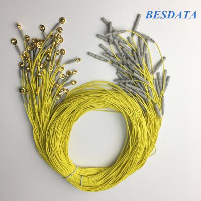 China Elétrodos de prata aglomerados EEG do cloreto de prata para que as máquinas do EEG monitorem doenças de cérebro à venda