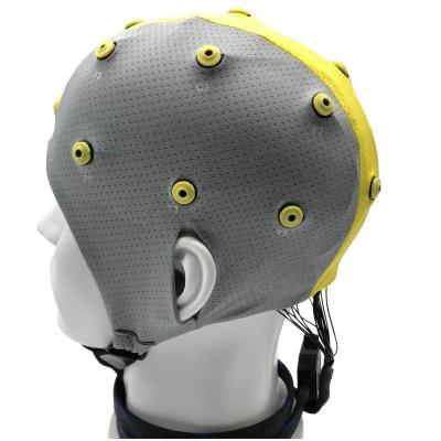 China BESDATA portable sports wireless active dry electrode blank skull EEG electrode cap for reseach and neurofeedback à venda