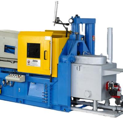 China Factory 30 ton zinc alloy die casting machine injection molding machine with cast iron furnance for sale