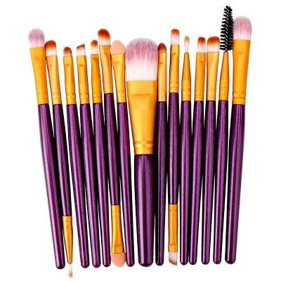 China Skin-Friendly Makeup 5/10/15pcs Professional Eyebrow Foundation Eyeshadow Foundation Highlighter Bar Eye Powder Soft Hair Set Cosmetics Brushes for sale