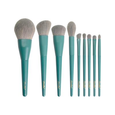 China Angular Blush Sialia Logo High End Personal Cosmetic New Arrival 9pcs Makeup Set Brush Custom Tools Brush for sale