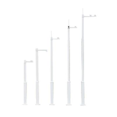 China Top Quality Square Fence Steel Lighting Galvanized Poles Solar Led Street Light for sale