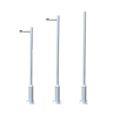 China Good Square Design Traffic and CCTV Cameras Monitor Steel Mast Poles for sale