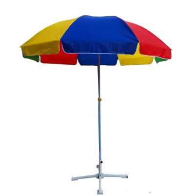 China Modern Customized Logo Advertising Promotional Parasol Beach Umbrella for sale