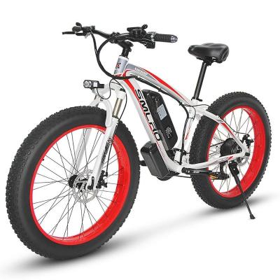 China Aluminum Alloy SMLRO XDC600 1000W Motor 13AH Lithium Battery Electric Bike SMLRO XDC600 26x4.0 Thumb Tire E-Bike Fat for sale