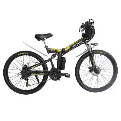 China Factory 500W Motor 20AH Battery Long Range Aluminum Electric Bike 26