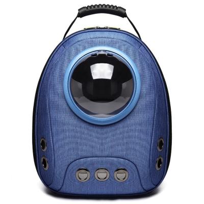 China New 2022 Free Samples Pet Cat Dog Carrier Space Capsule Backpack Viable Travel Cage For Pet Cat Dog Bag Backpack Travel for sale