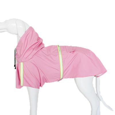 China Sustainable Sustainable Small Dog Raincoat With Harness for sale