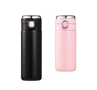 China Korean Custom PORTABLE Touch Thermos Smart Flask Vacuum Stainless Steel Smart Water Bottle With Temperature Display Bounce Lid for sale