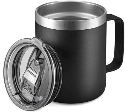 China Sustainable Stainless Steel Coffee Mugs Double Cup Vacuum Insulated Wall Tumbler for sale