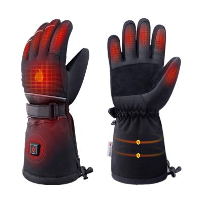 China Heat Heated Heater Warm Gloves Windproof Heating With 3.7v 7.4v 12v 3.7 Polymer Or 7.4 12 Volt Li Dry Battery 2200mah 3500mah 4000mah for sale