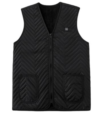 China Amazon Selling Battery Breathable Warm Heated Vest Winter Electric Warm Vest For Men for sale