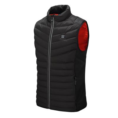 China New Design Breathable Vest Electric Battery Unisex Heating Heated Vest For Cold Weather for sale