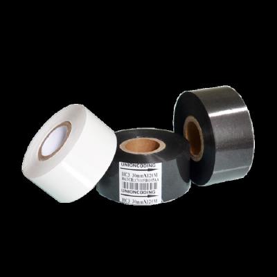 China Black 25mm Width 100M Hot Coding Machine Clear Hot Coding Foil Stamping Foil Tape for sale