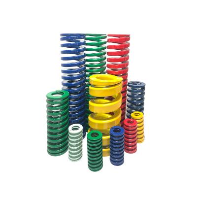 China Colorful Coil High Tension Flat Wire ISO Standard Die Mold Spring for sale