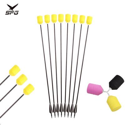 China SPG Archery CS Shooting Game Safty Durable Arrow Heads Sponge Foam Tips Archery Tag Arrows for sale