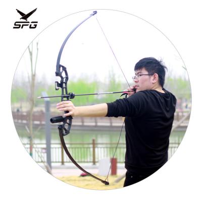 China In Hunting Factory Price Bow Target Carbon Arrow Hunting Straight Shooting 50 lbs Archery Recurve Bow for sale