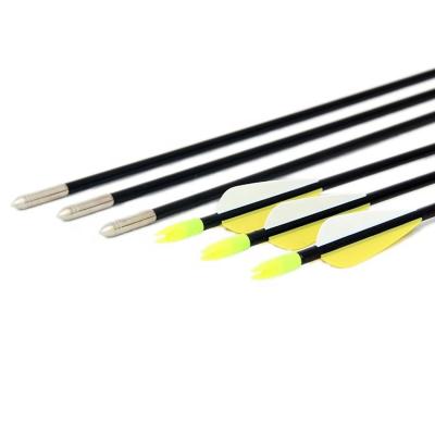 China Hunting Archery Outdoor Sports Archery Hunting Shooting Equipment 7mm Fiberglass Arrow for sale