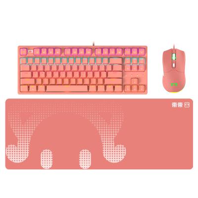 China For DAI DAI Series Game Mechanical Kit Keyboard Mouse and Large Mouse Pad Gaming Suit for sale