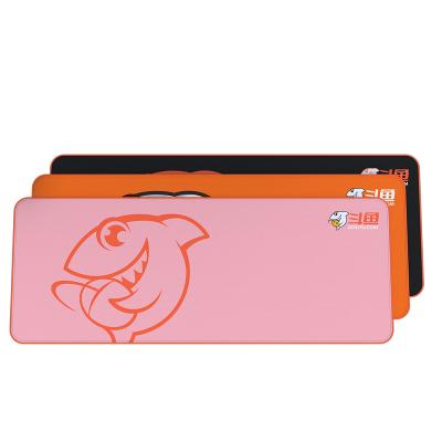 China Non-slip Gaming Mouse Pad Pink Computer Keyboard Pad Cloth 770*295±0.5 460±10g DPL000 Rubber Base FCC, CE Running DOUYU STP006 for sale