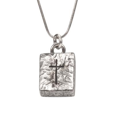 China Cross Shape Wollet Cross Form 925 Sterling Silver Necklace Jewelry Pendant for sale