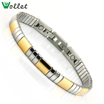 China Fashionable Wollet Fashion Stainless Steel Magnetic Elastic Bio Bracelet for sale