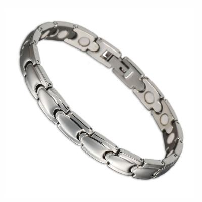 China High Fashion CLASSIC Polish Wholesale Wollet Stainless Steel Bio Magnetic Bracelet for sale