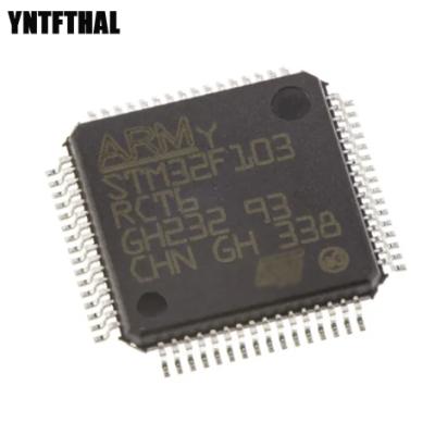 China UNDETERMINED new original 32-bit microcontroller STM32F103RCT6 STM32F103 LQFP64 single chip microcomputer for sale