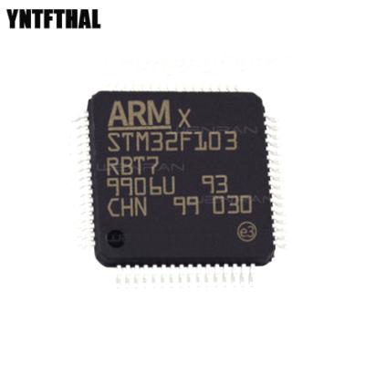 China UNDETERMINED STM32F103RBT7 STM32F103 LQFP-64 new original 32-bit microcontroller single piece microcomputer for sale