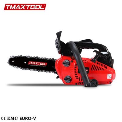 China Tmaxtool Hot Selling 2-Stroke 25.4CC Portable Mini Gasoline Chainsaw Easy Operated Chainsaw for sale