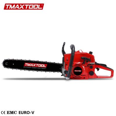 China GS EMC certificated motosega 58cc hand held 2 stroke petrol power easy start chainsaw for sale