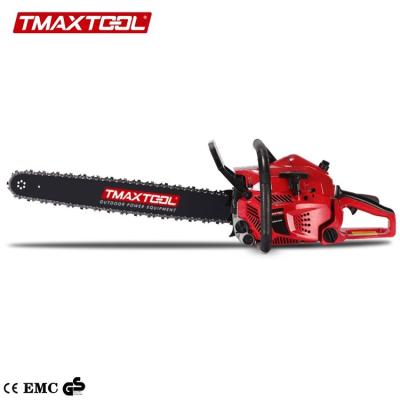 China GS CE wholesale 2 stroke garden petrol chain saw 72cc big power gasoline heavy duty chainsaw for sale